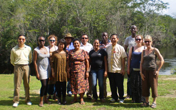 The En-compass team in Guyana